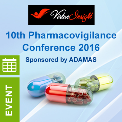 10th Pharmacovigilance Conference 2016 at the Pestana Chelsea Bridge Hotel, London on the 23rd & 24th February 2016.